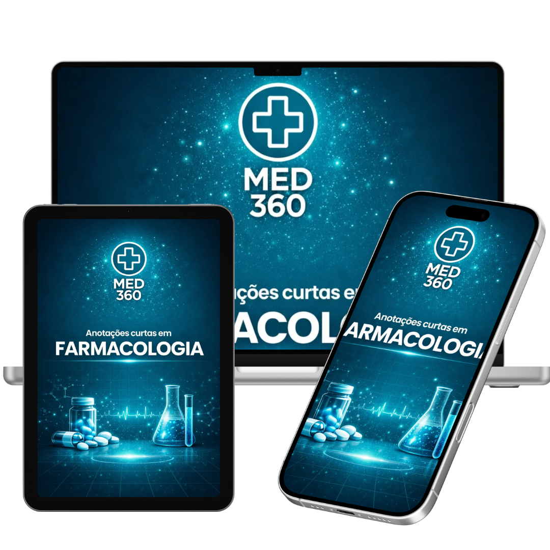 Mockup Anotações Curtas em Farmacologia