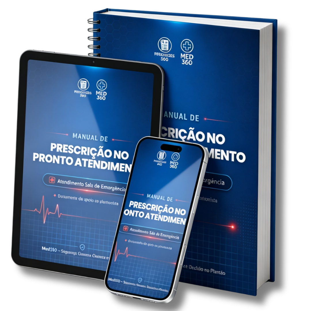 Mockup Manual de Prescrições no Pronto Atendimento